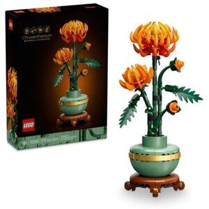 LEGO Botanicals Chrysanthemum Flower Display 10368 Adult DYI Craft Collection